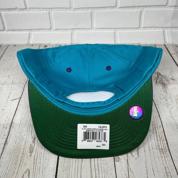 Vintage Charlotte Hornets NBA Adidas Hat Snapback Cap New Men - Picture 5 of 7